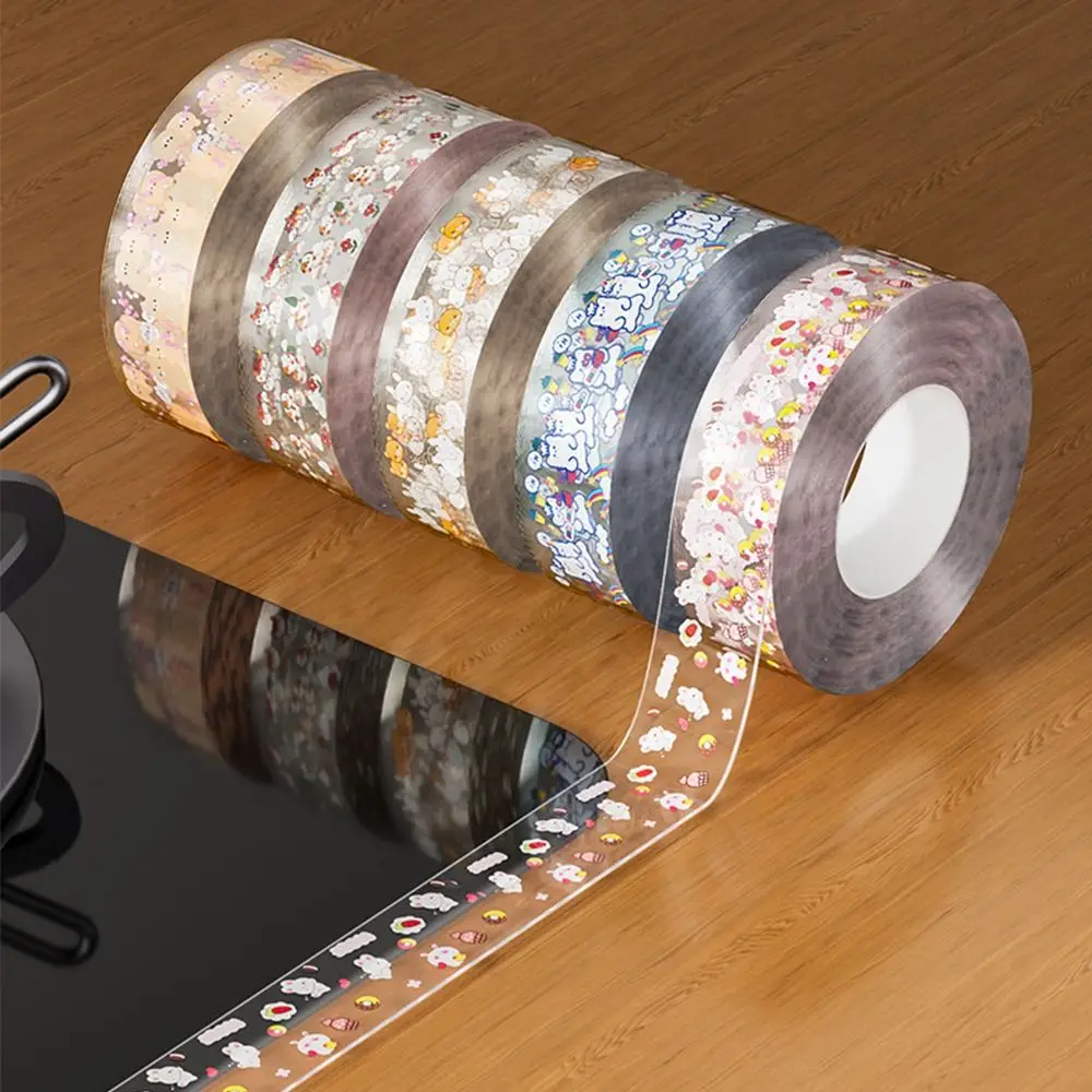 

Self Adhesive Kitchen Sink Waterproof Sticker Waterproof Printed Door Gap Sticker Thickened Transparent Printing