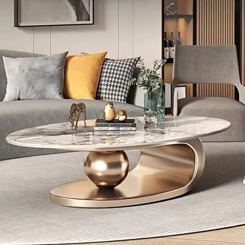 

Modern Glam Coffee Table Luxury Aesthetic Simple Design Coffee Tables Glam Minimalist Stolik Kawowy Living Room Furniture