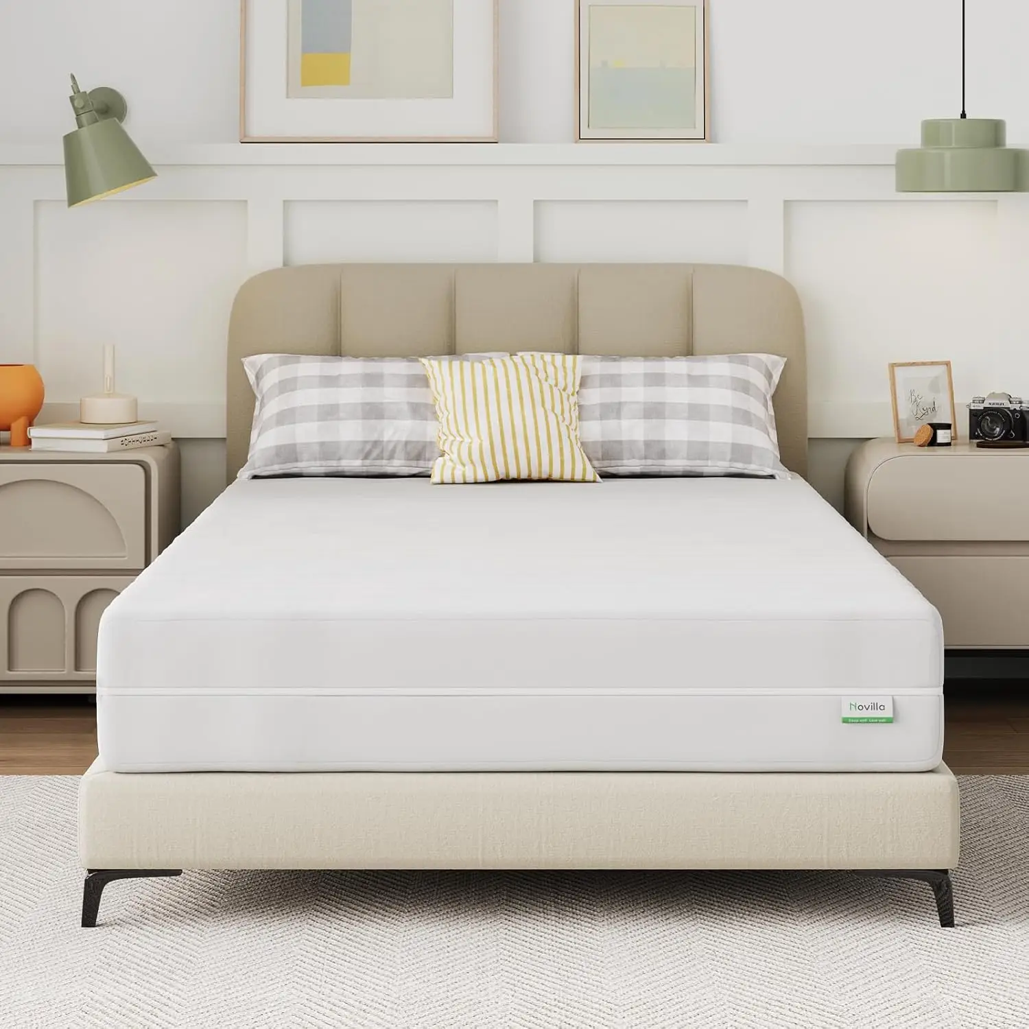 

6 Inch Twin Mattress Double Side Foam Mattress in a Box with Breathable Cooling Cover for Pressure Relief Flippable Twin Size Ma