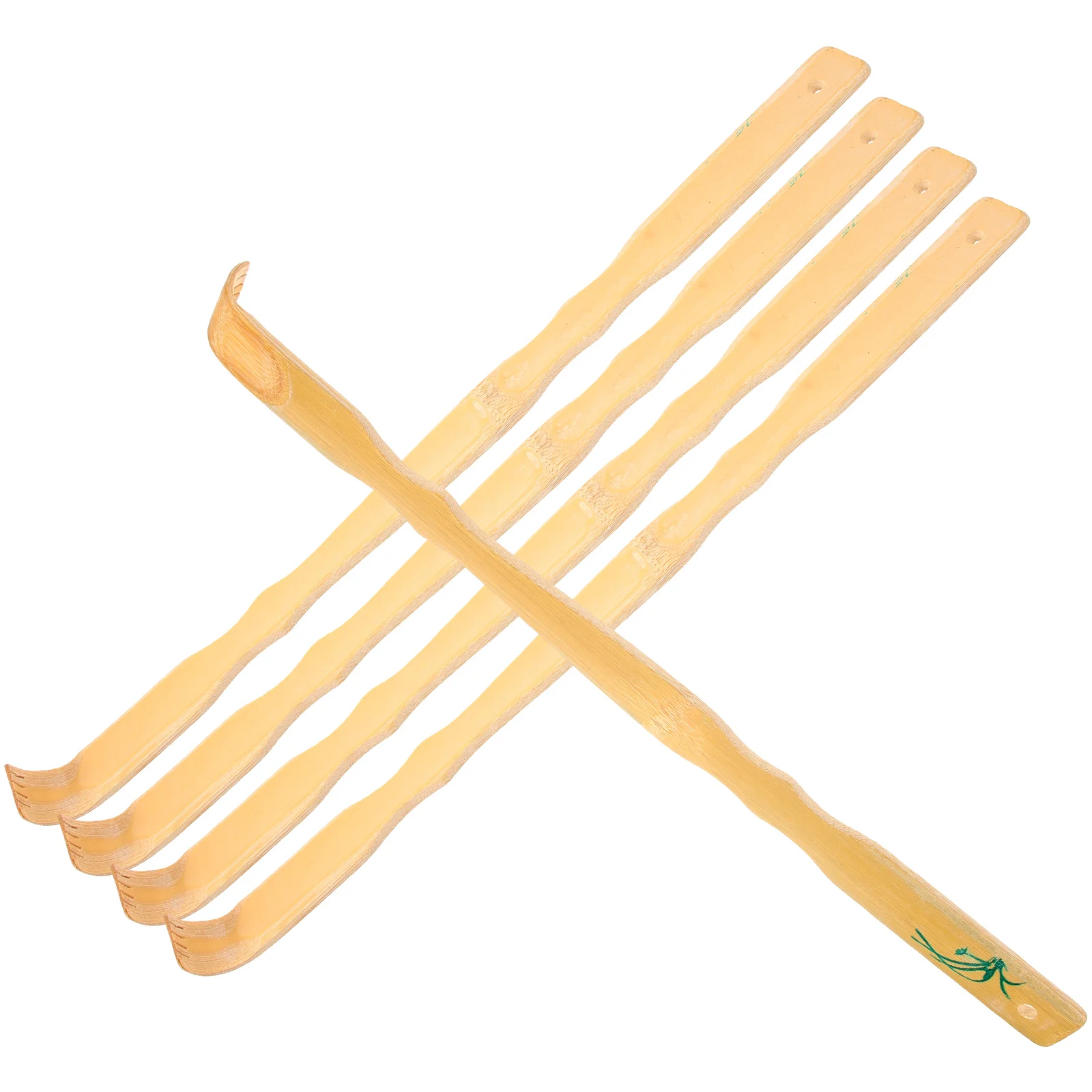 5 Pcs Tickling Long Back Scratcher Bamboo Body Portable Itching Relief Tool Stopping Stick Household for