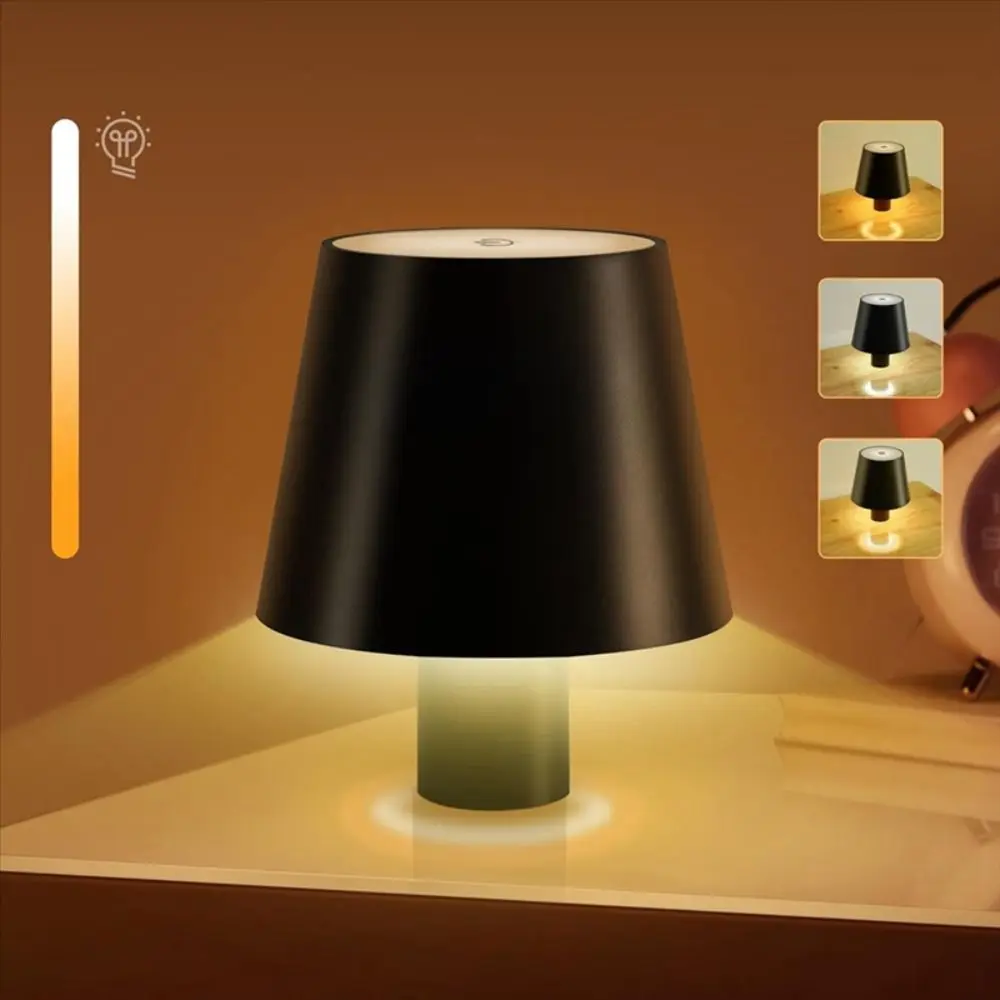 Lampada da tavolo per bottiglie senza fili con luce respiratoria RGB LED Interfaccia di tipo C Luci per bottiglie di vino Lampada wireless ricaricabile USB touch