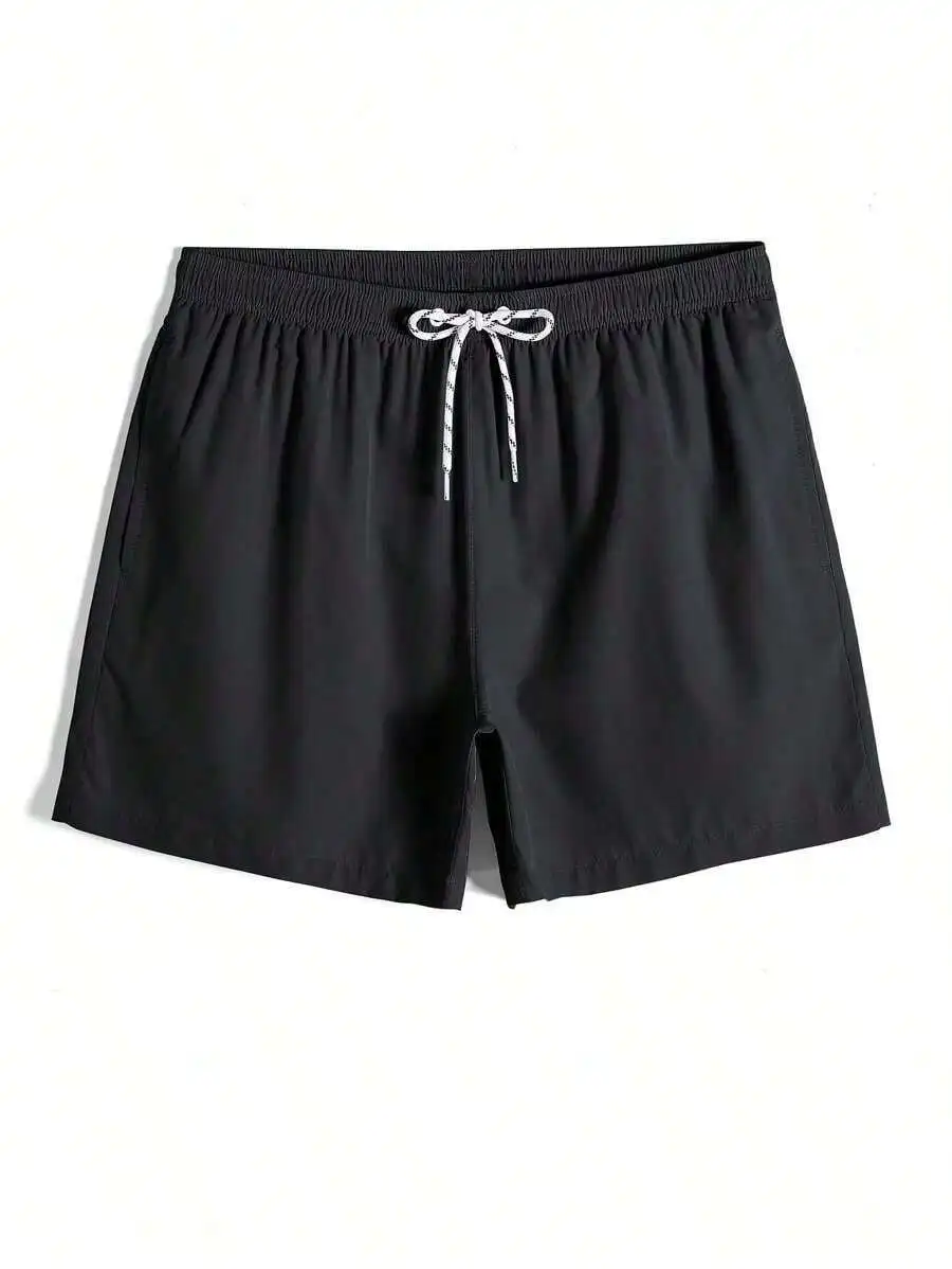 

Mens 100% Polyester Beach Shorts Quick Dry Casual Vacation Swim Trunks
