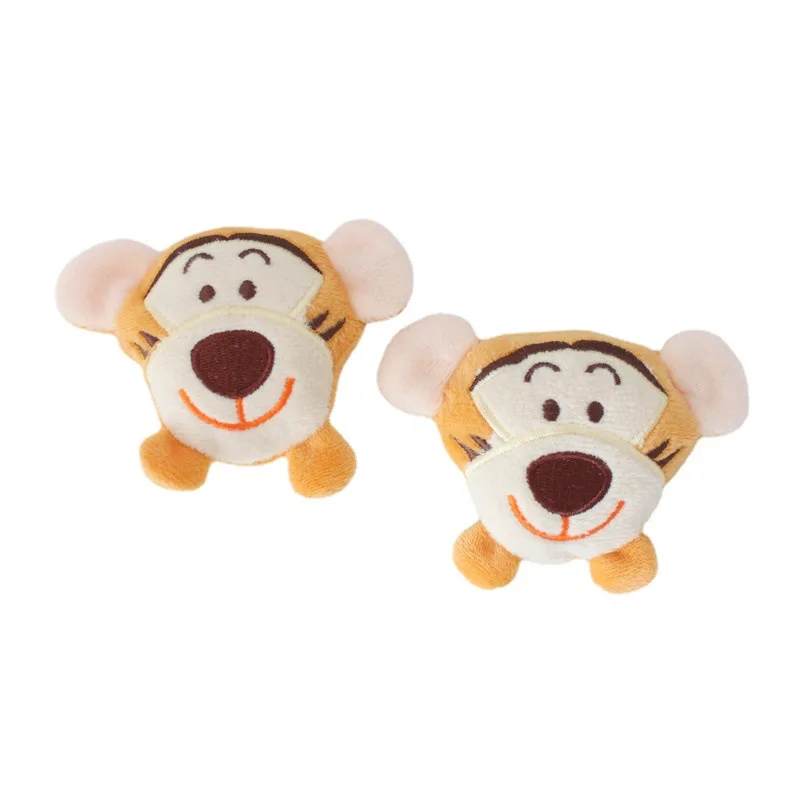 3PCS Cute cartoon tiger cloth sticker plush doll brooch plush bag accessories shoes decoration accessories children\'s clothing