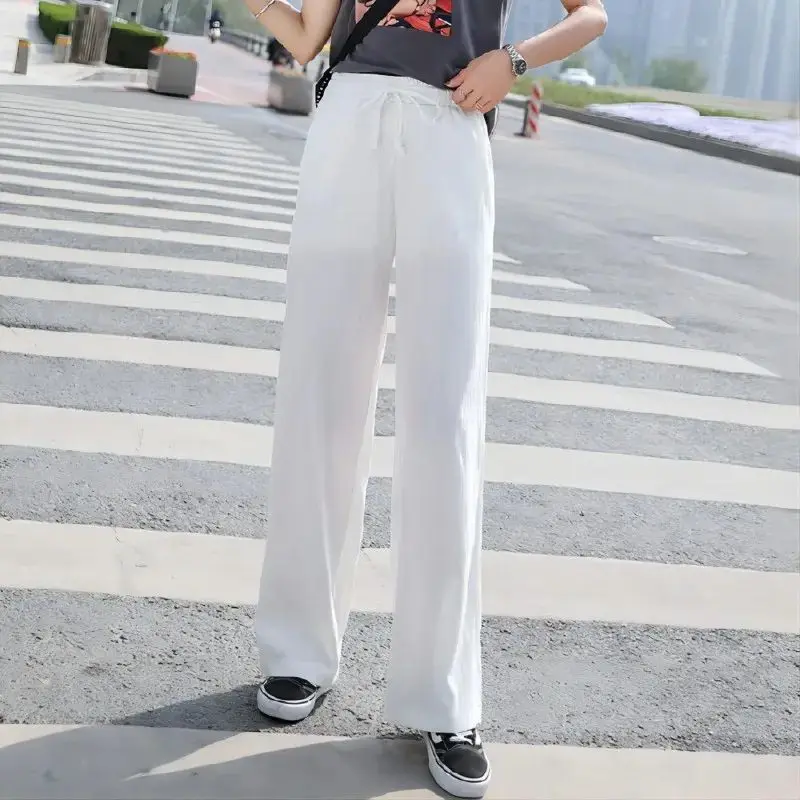 

New 2024 Women's Casual Wear High Waist PU Leather Jeans Cleanfit Sle Mid-aged plus Size Medium Elastici Autumn Summer