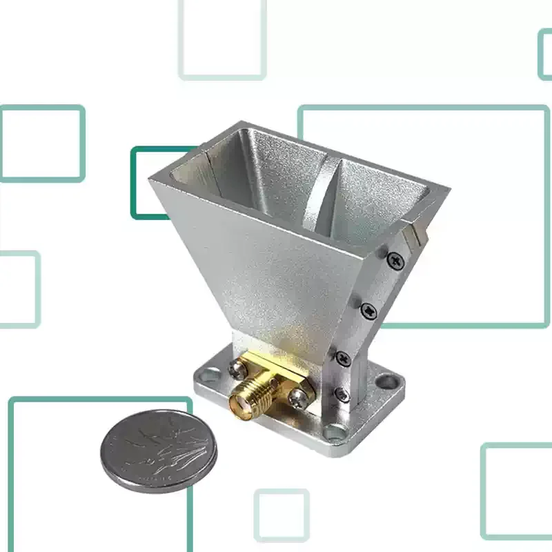 6-18GHz 12dBi Standard Gain Horn Antenna Broadband Antenna for EMC EMI Test Microwave Dark Room