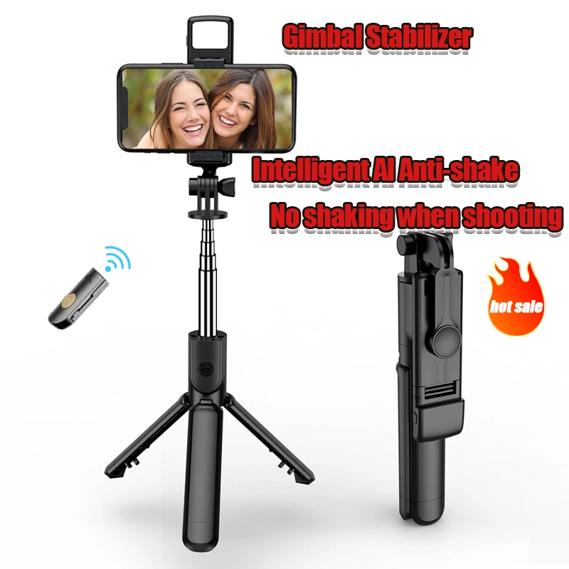 Cell Phone Selfie Stick Tripod Bracket With Bluetooth Remote Control Wireless Selfi Stick Phone Holder Stand for iPhone Samsung