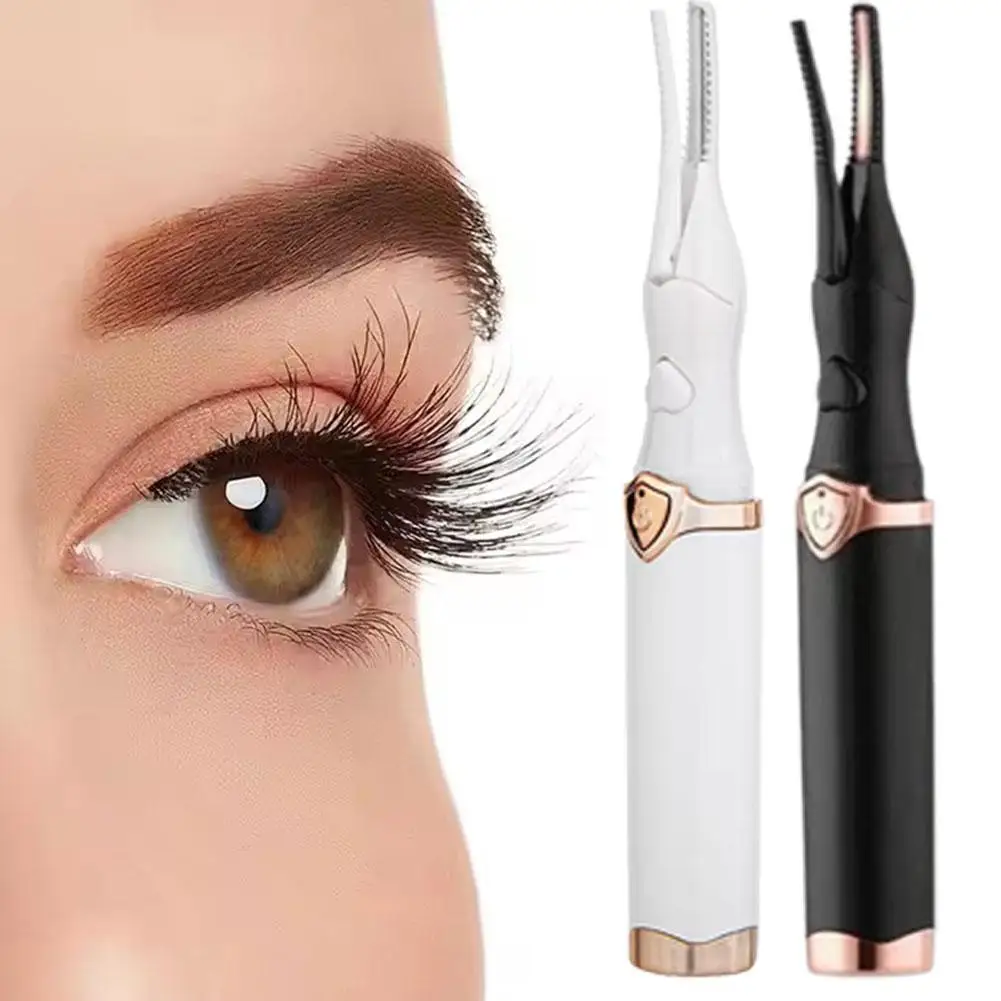

Naturally Curled Electric Eyelash Curler Intelligent Temperature Control Styling Make Up Eyelashes Curl Lasting Lash Curler Tool