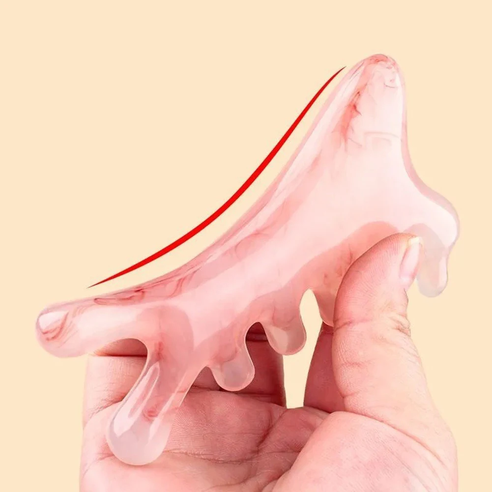 لعلاج الوجه الرأس وفروة الرأس مكشطة أداة تدليك الوجه فوائد علاجية 10*6.5*1 سنتيمتر يعزز الدورة الدموية