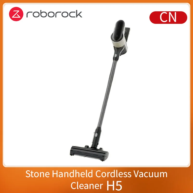 Roborock H5 Cordless Vacuum Cleaner,250AW Suction, 90Min Runtime,, LED Display, for Home Pet Hair, for Hard Floor & Carpet