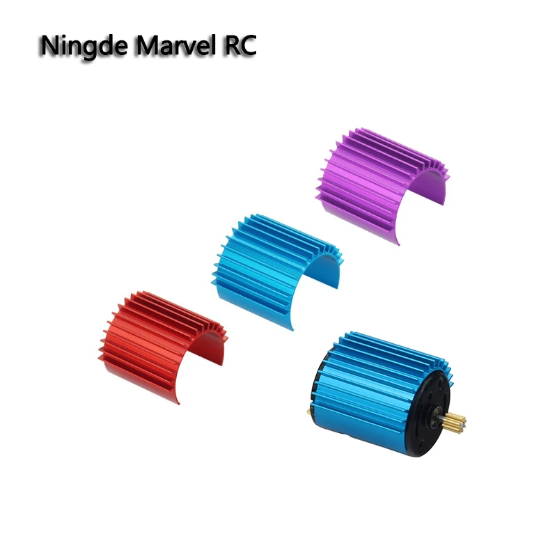 1Pcs Motor Cooler for 370 380 Brushless Brushed Electric 1/12 1/16 1/18HPI Wltoys Himoto WPL MN RC Car Universal Upgrade Parts