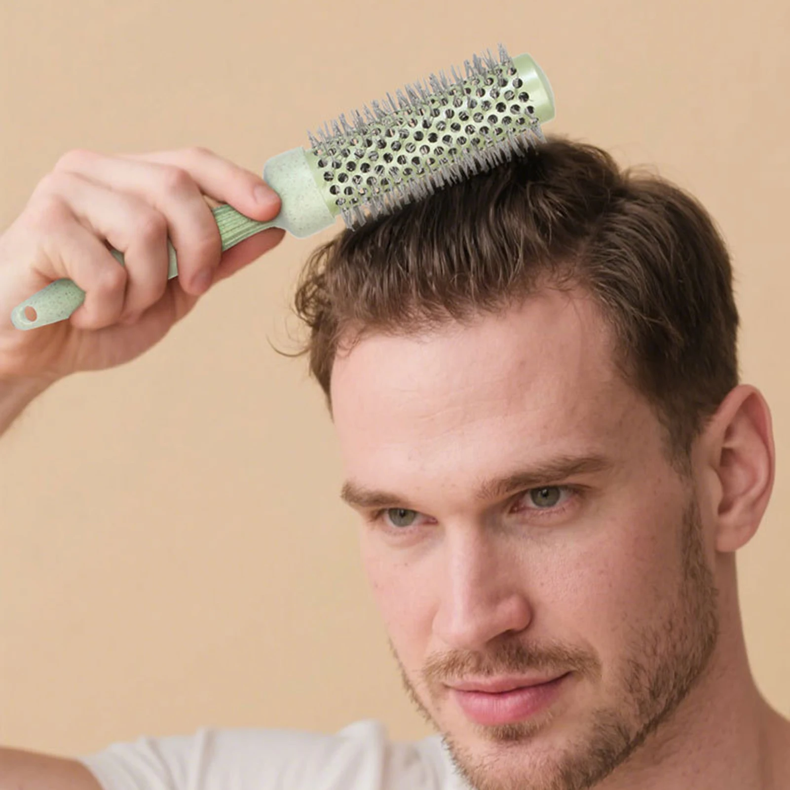 D4/5/6.3/7.5cm Curling Hair Comb Multi Size Curly Hair Styling Comb For Men And Women Barber Shop Hairdressing Accessories