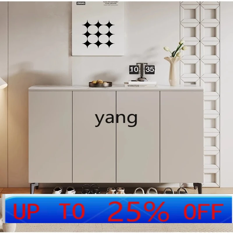 LH is placed outside the door, shoe rack, partition layer, cabinet, household minimalist solid wood locker.