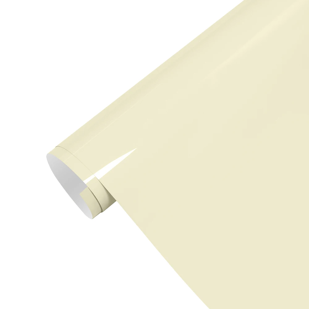 Car Sticker Crystal Ivory Adhesive Vinyl Wrapping Color Change Film Bubble Free Wrap Film Car Accessories Interior Exterior view 3