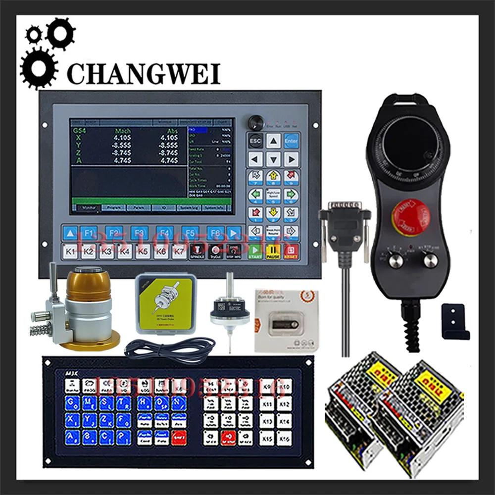 CNC M350/DDCS-EXPERT 3/4/5 axis CNC controller, z axis probe, supporting closed-loop stepping machine, replacing ddcsv3.1mpg