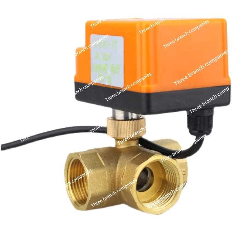 AMT Three-Wire Two-Control T-Type/L-Type Three-Way Electric Ball Valve DN15-40 Ac220v/Dc24v/12V