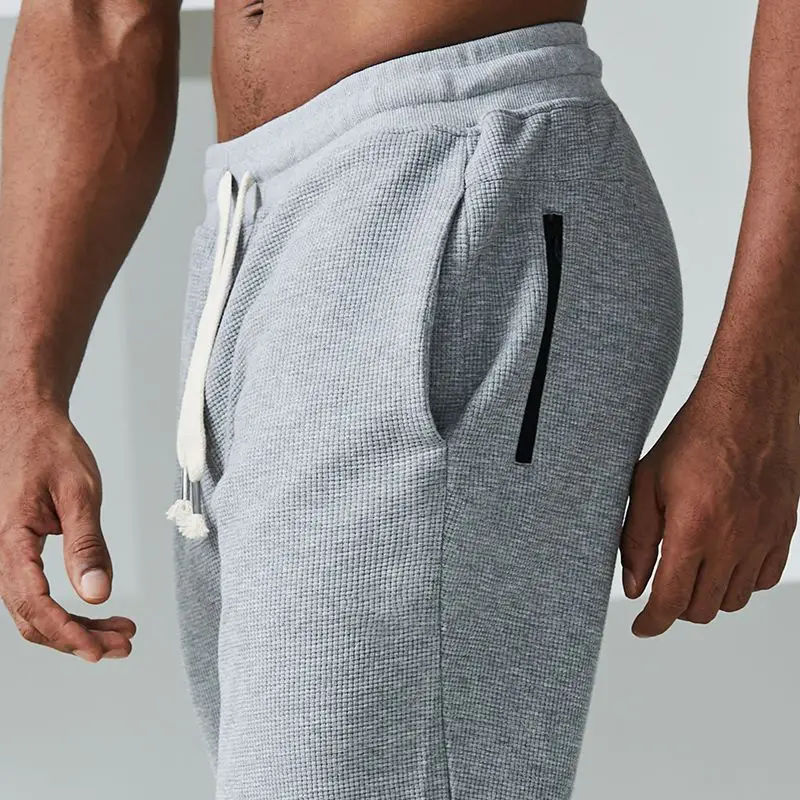 Pantalon de survêtement de musculation pour hommes, mouvement, séchage rapide, reliure des jambes, décontracté, course, mince, élastique, solide, document, FJMX, abordable, printemps, automne