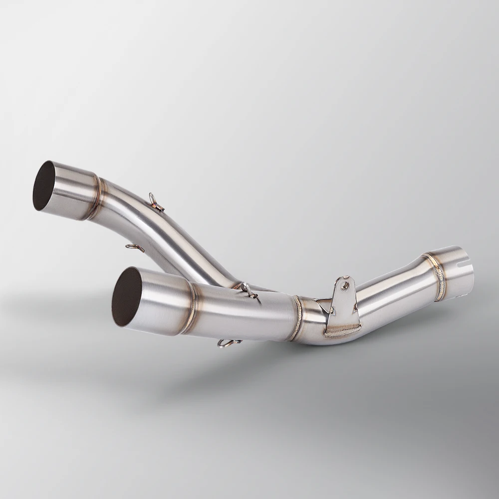 Motorcycle Modified Exhaust Pipe, Double Bore Stainless Steel, Muffler For Honda CRF 450R CRF 450RX, 2015-2020