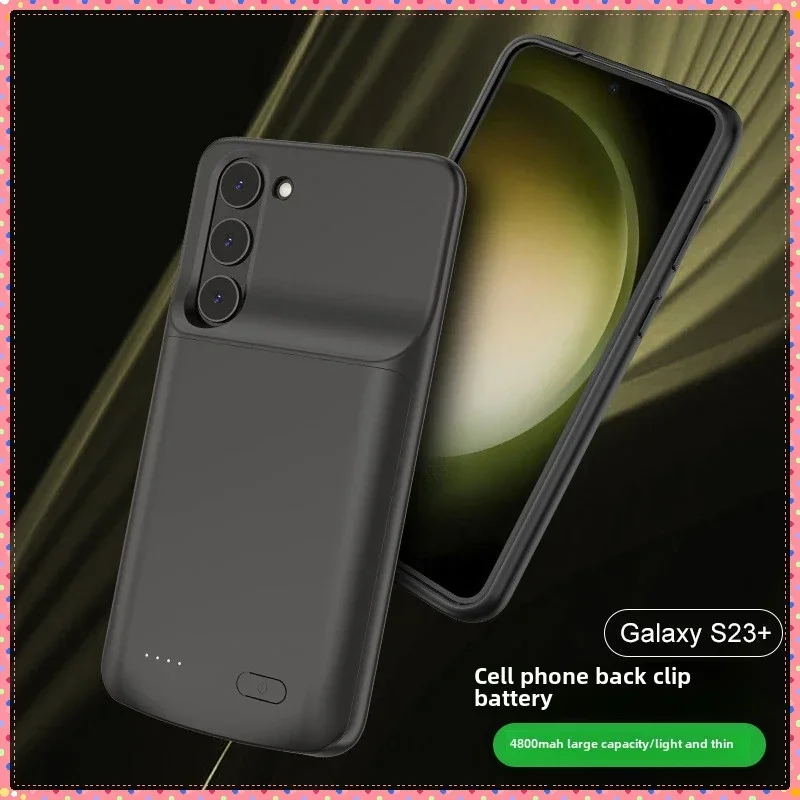 

Battery Charger Case for Samsung Galaxy S23/S23+/S23Ultra Portable Power Bank Cover Wireless Charging Battery Pack 4700/4800mAh