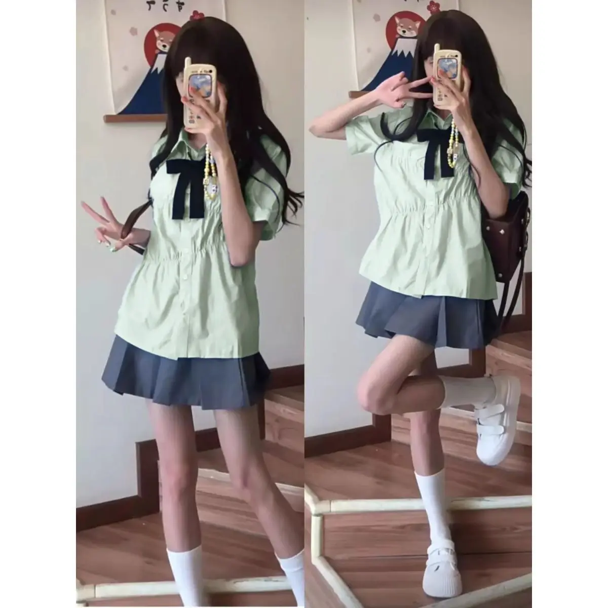 Camisas de manga curta femininas em relevo crinkle frisado dandelion vintag estrelas lado futuro dobrável ms casa resto ornamental semi