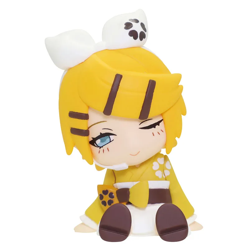 Originale Hatsune Miku Part3 Gashapon Giocattolo Kagamine Rin & Kagamine Len & Cherry Blossom Miku Sleep Series Capsula Action Figure Modello