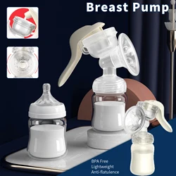 Breast Pump Manual Suction Milk Pump Baby Nipple Feeding Breasts Pumps Milk Bottle Sucking Postpartum Supplies BPA Free