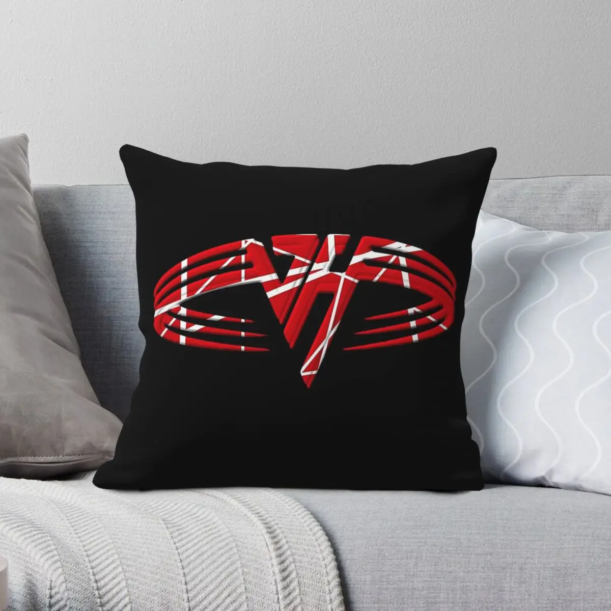 Eddie Van Halen Cathedral Pillowcase Polyester Linen Velvet Printed Zip Decor Throw Pillow Case Home Cushion Cover Wholesale
