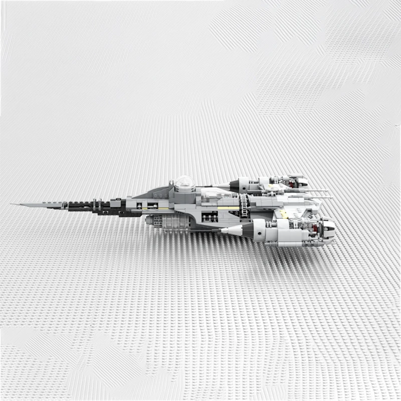 MOC-160224 Space Movie N-1 Interstellar Fighter Improves Starfighter Building Block Assembly Model Brick Toy Children\'s Gifts