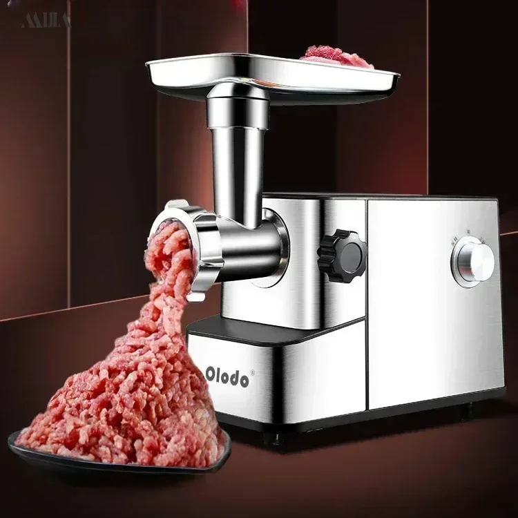 

Meat grinder fully automatic sausage stuffing machine household vegetable meat grinder multifunctional garlic paste machine