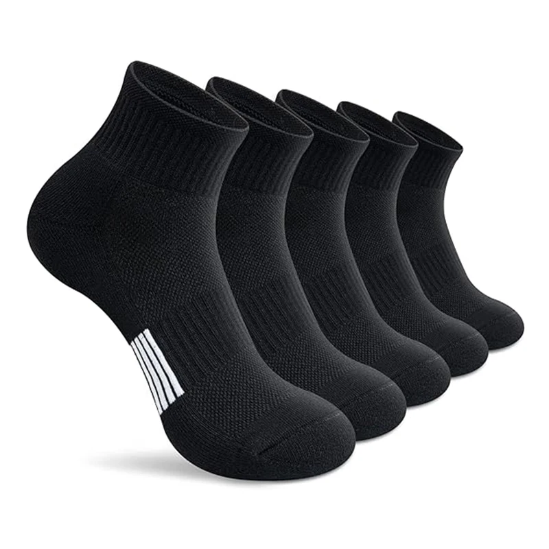 5 pairs of breathable and comfortable sports socks for women, suitable for all seasons Suitable for outdoor sports and casual we