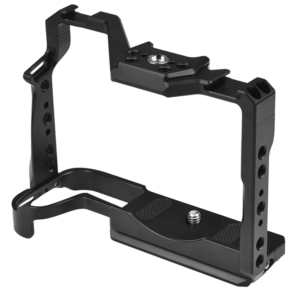 Für Canon EOS R8 DSLR Kamera Käfig Rig Top Griff Grip Kalten Schuh Montieren 3/8 "1/4" ARRI Stativ video Schutz Gehäuse Fall – Detail 35