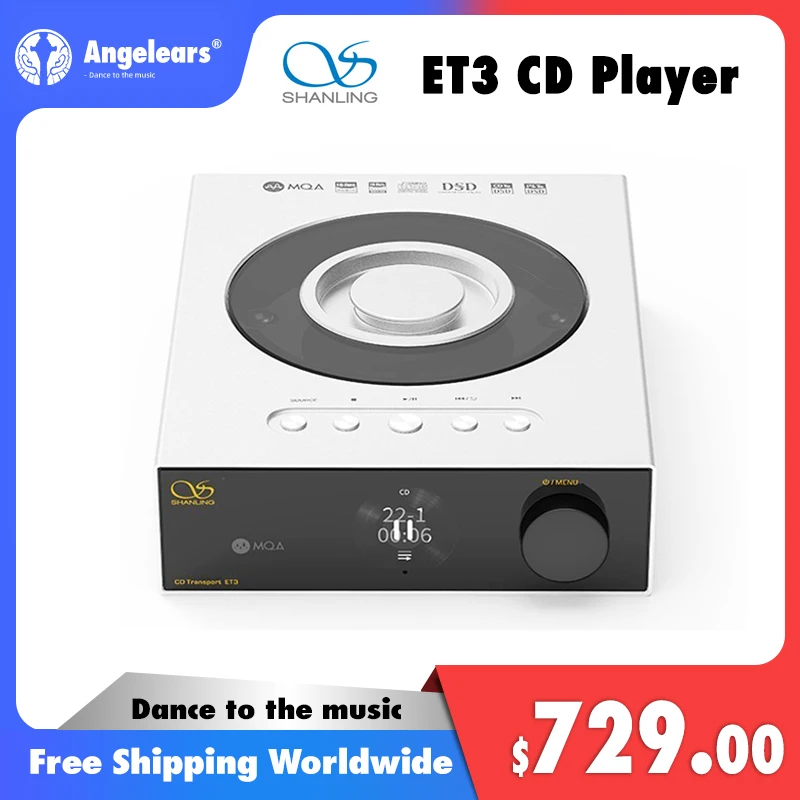 

SHANLING ET3 CD Transport Player Full-Featured Digital Turntable