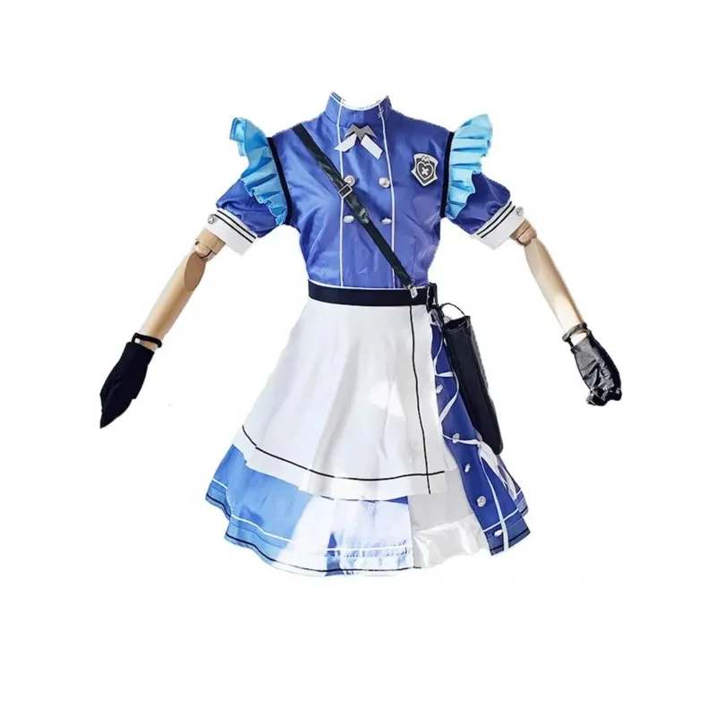 Kostum Arsip Biru Cosplay Himuro Sena Baru Seragam Pesta Sekolah Gehenna Anime