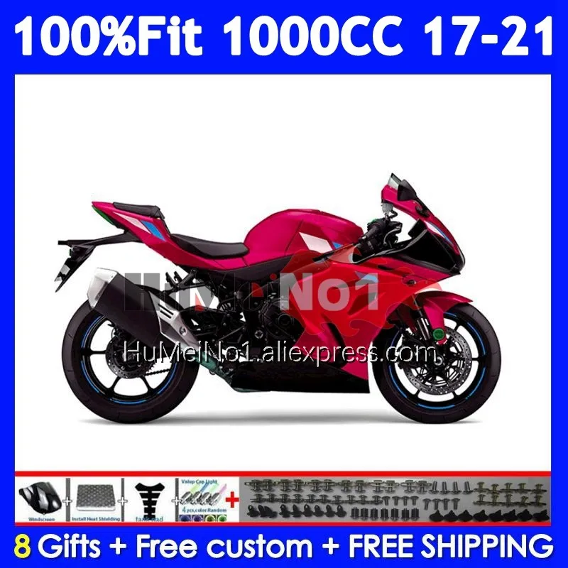 Injection For SUZUKI GSXR1000 GSXR 1000 L7 Light red 122No.71 K17 GSXR-1000 17 18 19 20 21 2017 2018 2019 2020 2021 Fairings