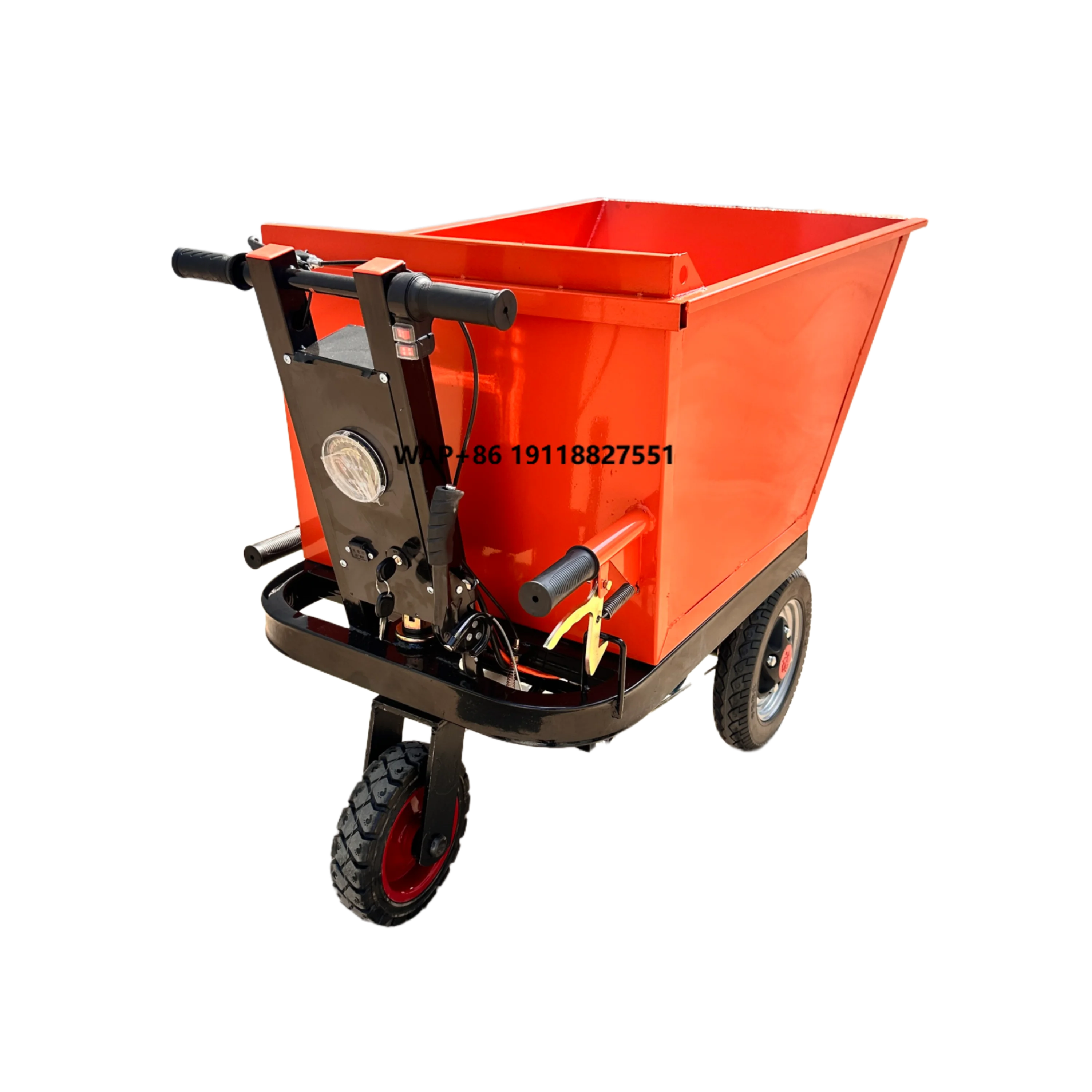 

Mini Three-Wheel Hand Push Cart Multipurpose Site Cargo Delivery Trolley Truck OEM Customizable for Storage Usage
