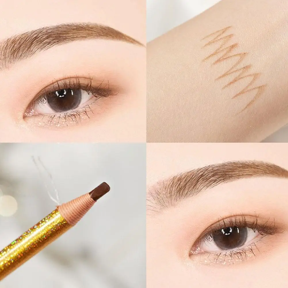 Ultra Fine Eyebrow 1pc Pencil Waterproof Eyebrow Tattoo Microblade Pencil Brow Lasting Pen Natural Eyebrow Long Pencil A0W0