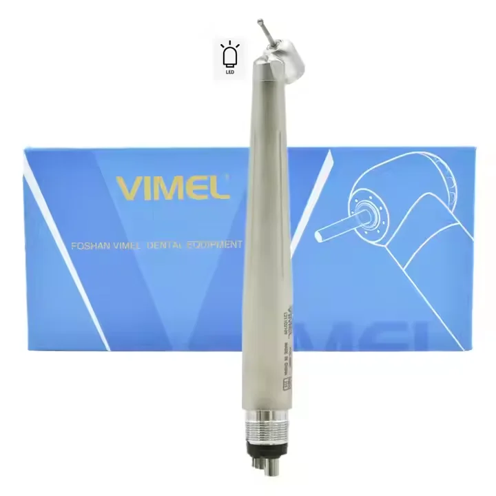 

Dental 45-Degree High Speed Handpiece 4 Water With Led Shadowless