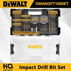 DEWALT FlexTorq 100 PCS Impact Drill Bit Set with Storage Box Power Tool Accessories DWANGFT100SET