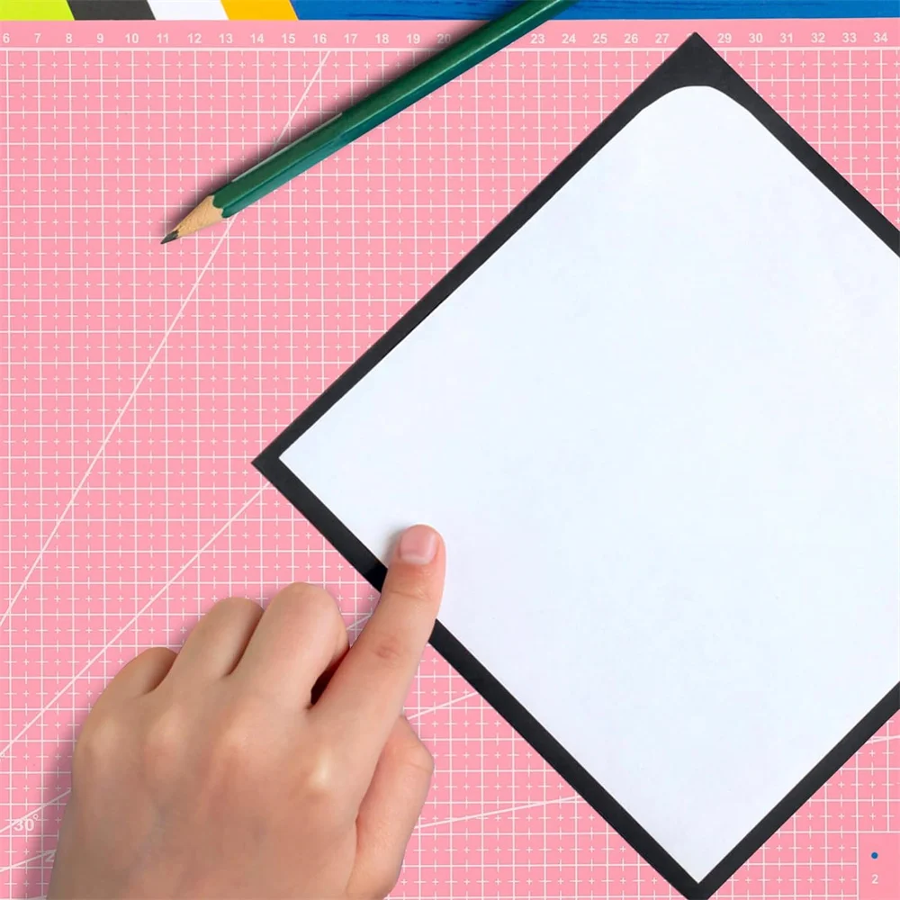 1PC Handicraft Cutting Mat Reusable Cutting Mat Paper Crafts Cutting Board DIY Crafting Cutting Pad 21*14.5CM