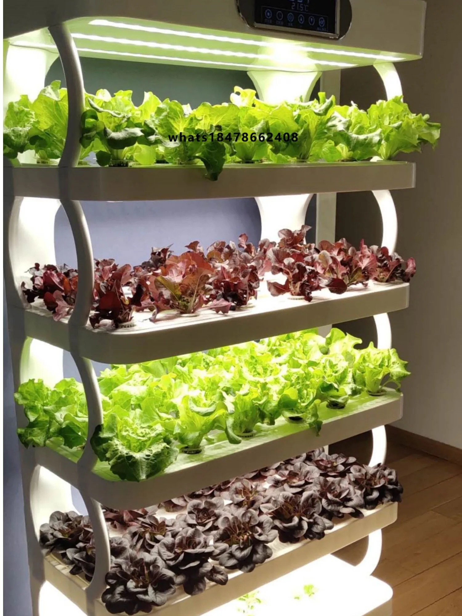 Seedafarm Smart Planting Machine Soilless Cultivation Vertical Hydroponic Vegetable System Home-Use Multi-Tier Seedling Grower