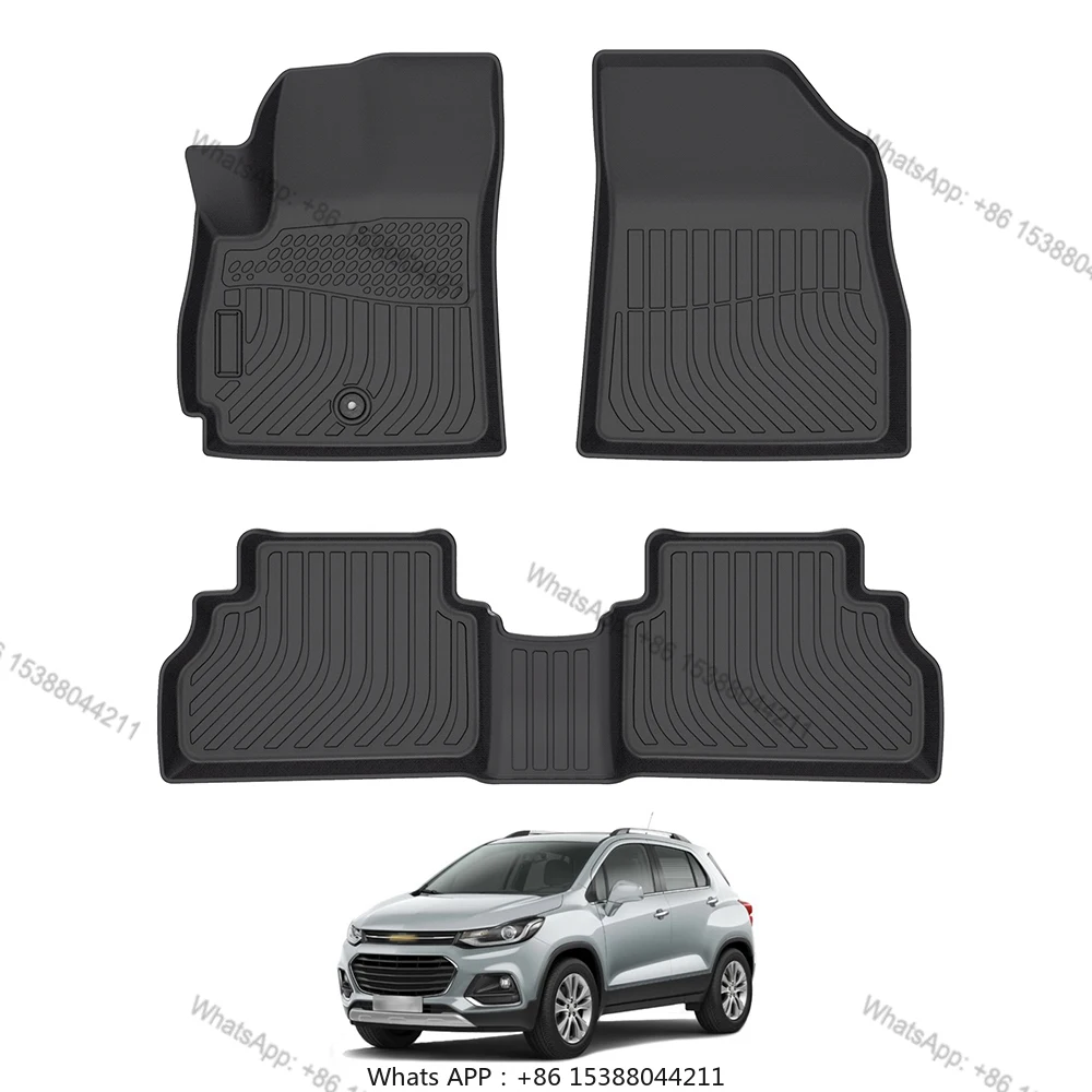 Luxury Car Floor Mat Carpets Custom 7D 3D TPE Car Mat For Chevrolet Tracker 2019-2024 Floor Mat With Logo