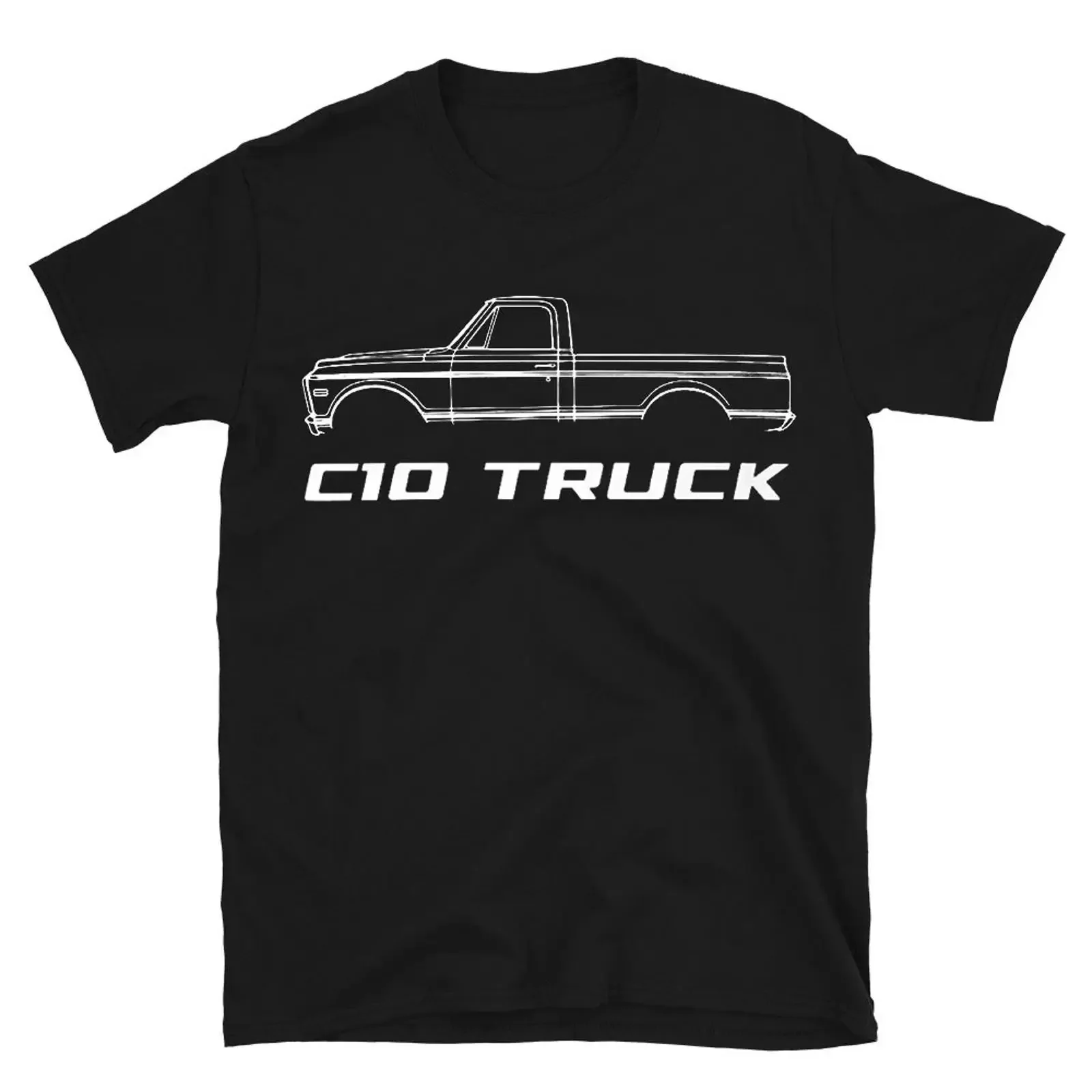 C10 Truck 1970 Classic Pickup T Shirt Vintage 4x4 Auto Retro for Men vintage Washed homme Versatile fashion graphic