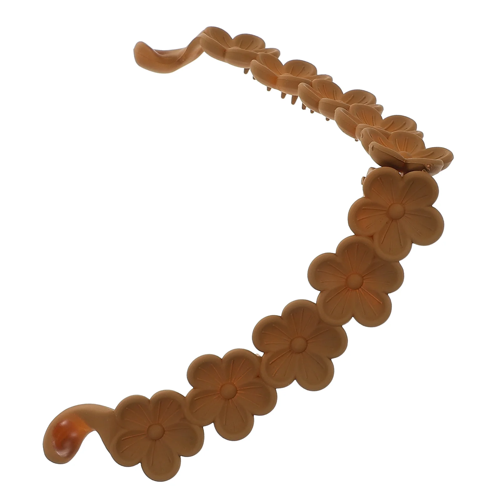 

Flower Claw Clips Antislip Floral Hair Accessories for Women Ponytail Stylish PC Material Multifunctional for Girls