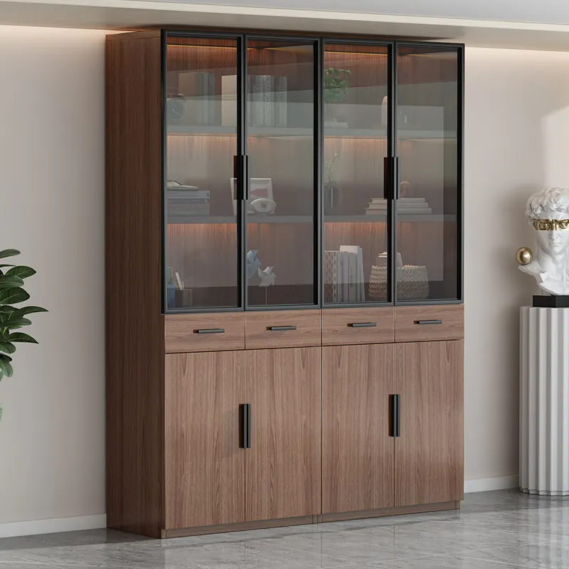 Display Whiskey Bar Cabinet Living Room Restaurant Commercial Shop Modern Wine Cabinet Wood Vitrina Chinese Style Furniture