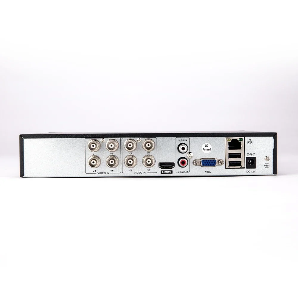 نظام DVR الأمن مع الكاميرا مع القرص الصلب 2 تيرا بايت Cctv Dvr 8 قناة مراقبة الهاتف المحمول 8ch 5mp نظام كاميرا مراقبة للمنزل