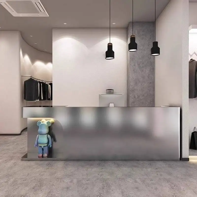 

Gym Hotels Luxury Reception Desks Logo Design Modern Front Reception Desks Restaurant Bar Biurko Do Recepcji Furniture Office