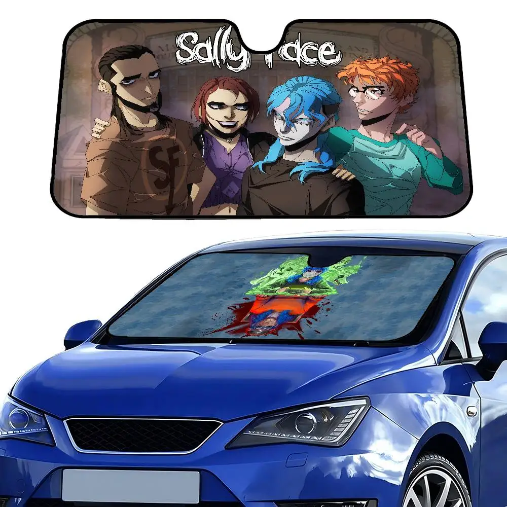 

S-Sally F-Face солнцезащитный козырек на лобовое стекло автомобиля солнцезащитный козырек на лобовое стекло автомобиля отражатель складная оконная крышка протектор изоляция авто