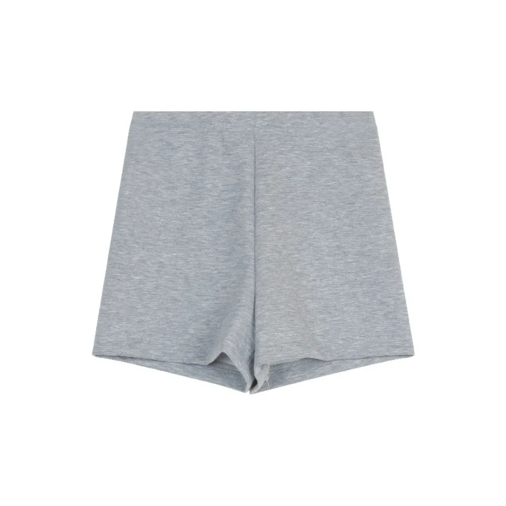 

Safe Leggings Shorts Pants Women Solid Color High Waist Summer Hot Pants Wide Leg Homewear Women's Sleepwear Indoor Outdoor