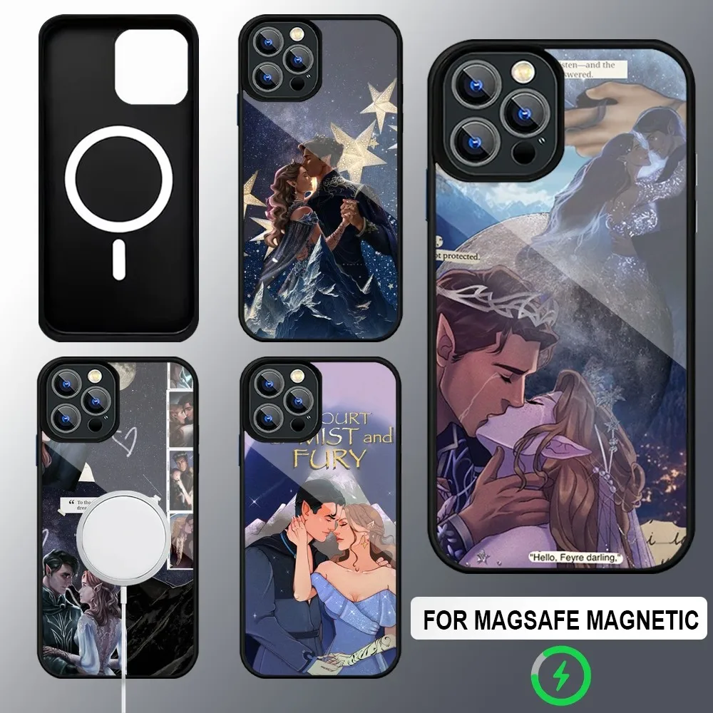 

Acotar Court M-Mist And Fury Phone Case Magsafe Wireless Charging Cases For IPhone 16 15 13 12 11 14 Pro Max Mini 8 Plus XS X XR