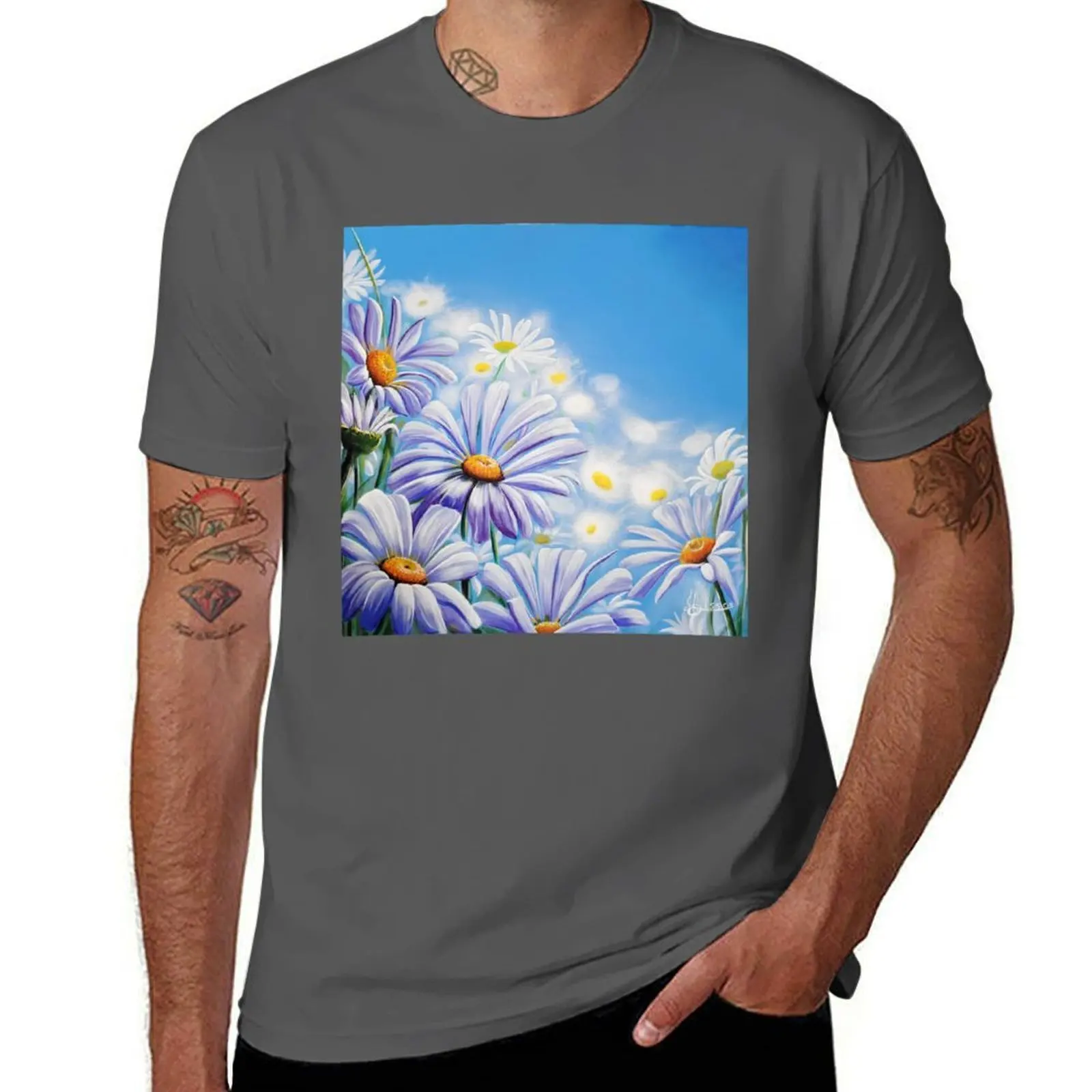 Eternal flowers T-Shirt Plus Size Lightweight Top