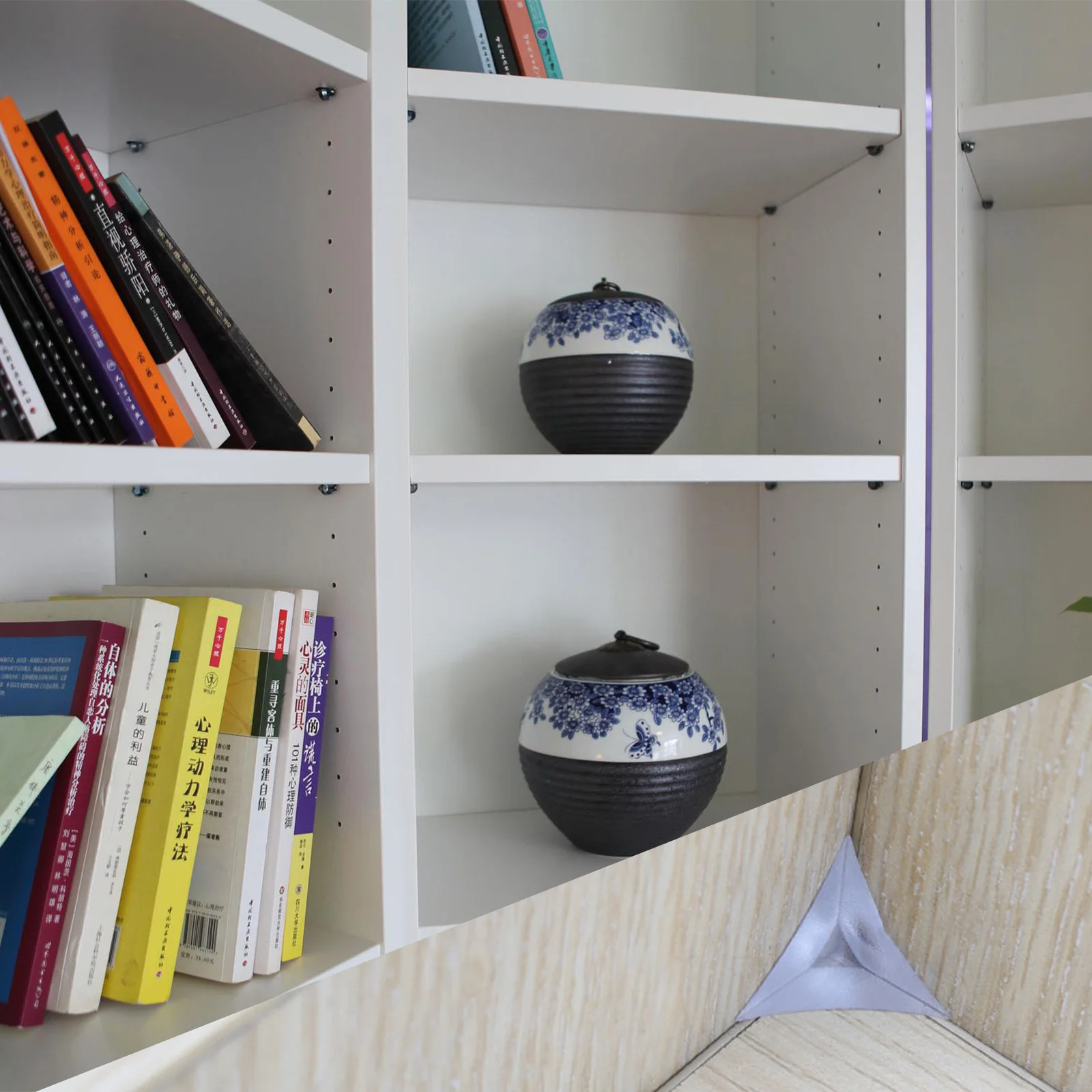 

100 шт., треугольный угловой край, силиконовый прозрачный мебельный ящик, шкаф, мертвый угловой протектор, пылезащитный треугольник для мебели